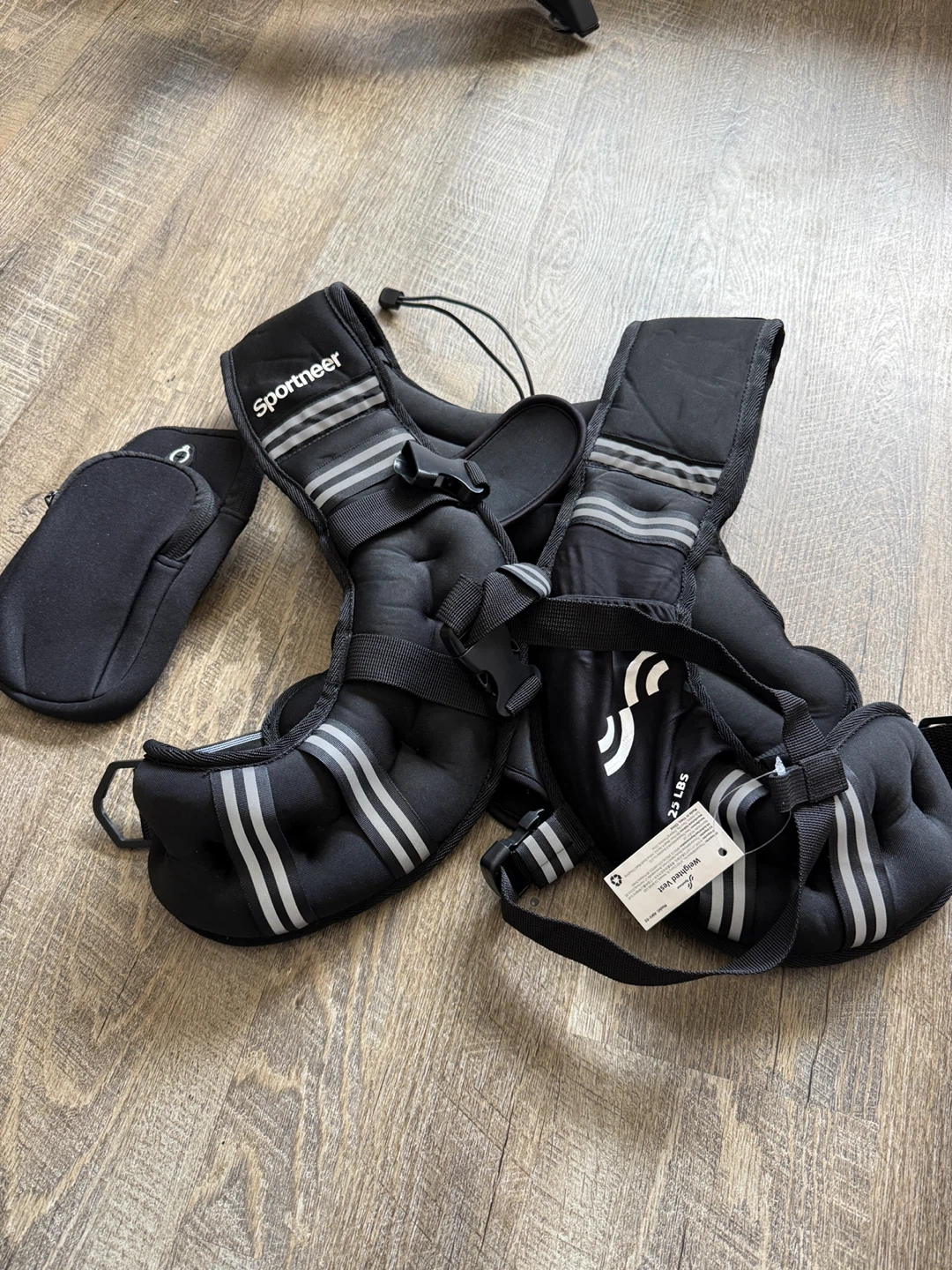 Sportneer Weighted Vest - 25 lbs - Black - photo 2