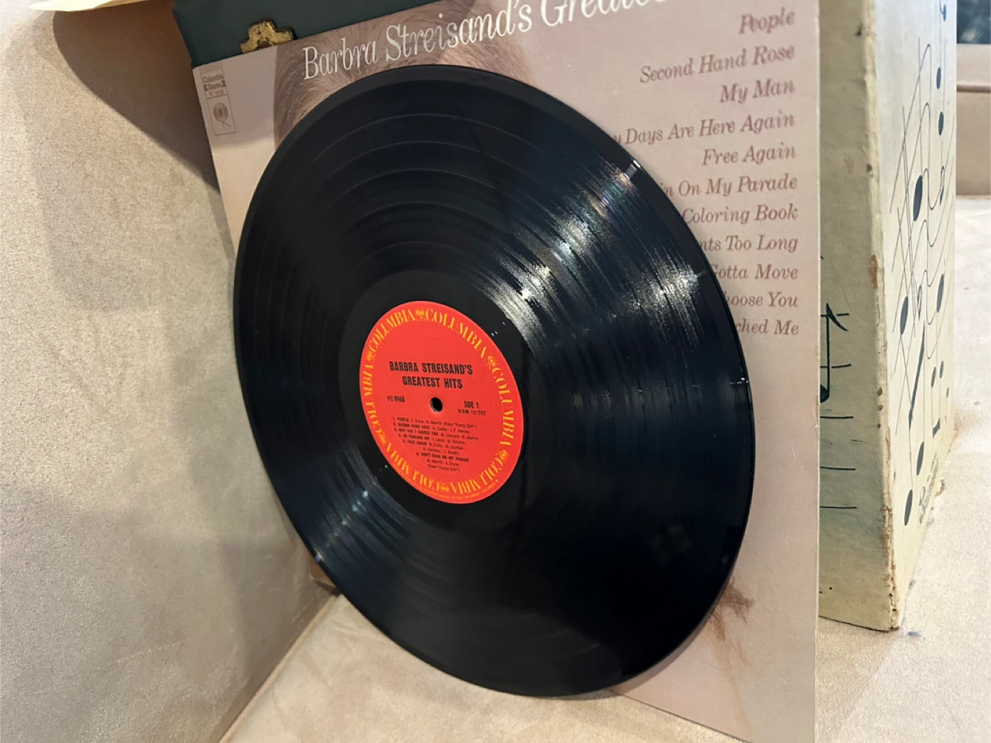 Barbra Streisand's Greatest Hits Vinyl Record - photo 2