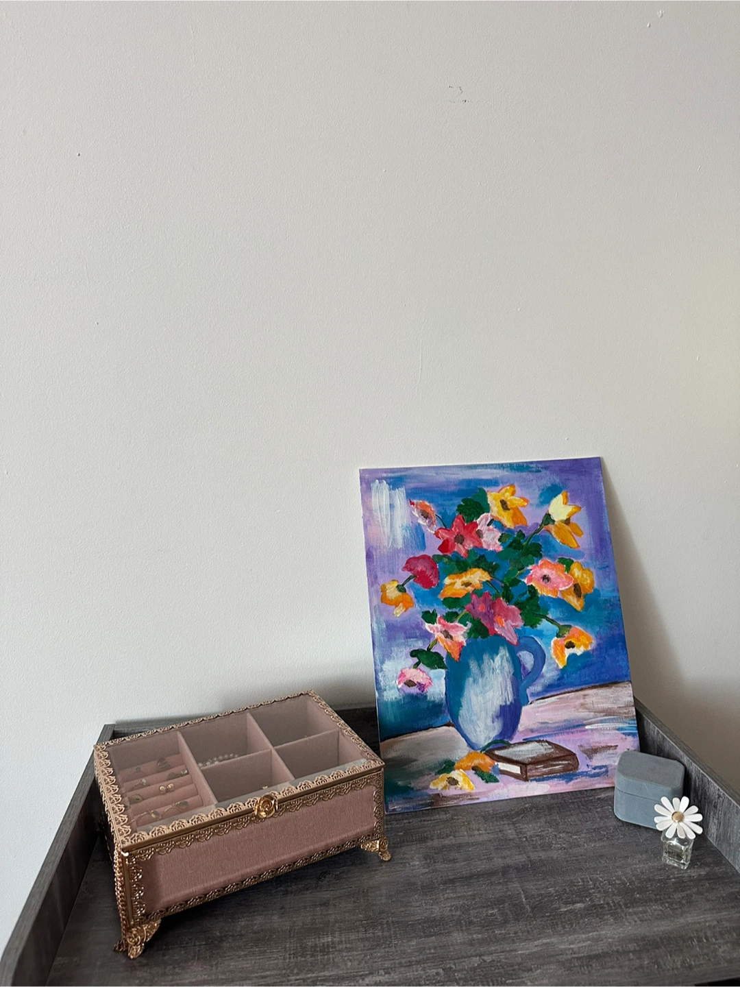 Original Acrylic Painting - Floral Still Life
