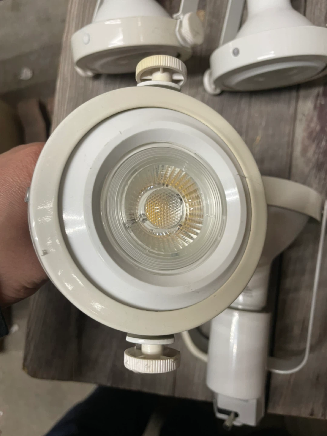 White Track Lighting Fixtures (Set of 4) - photo 3
