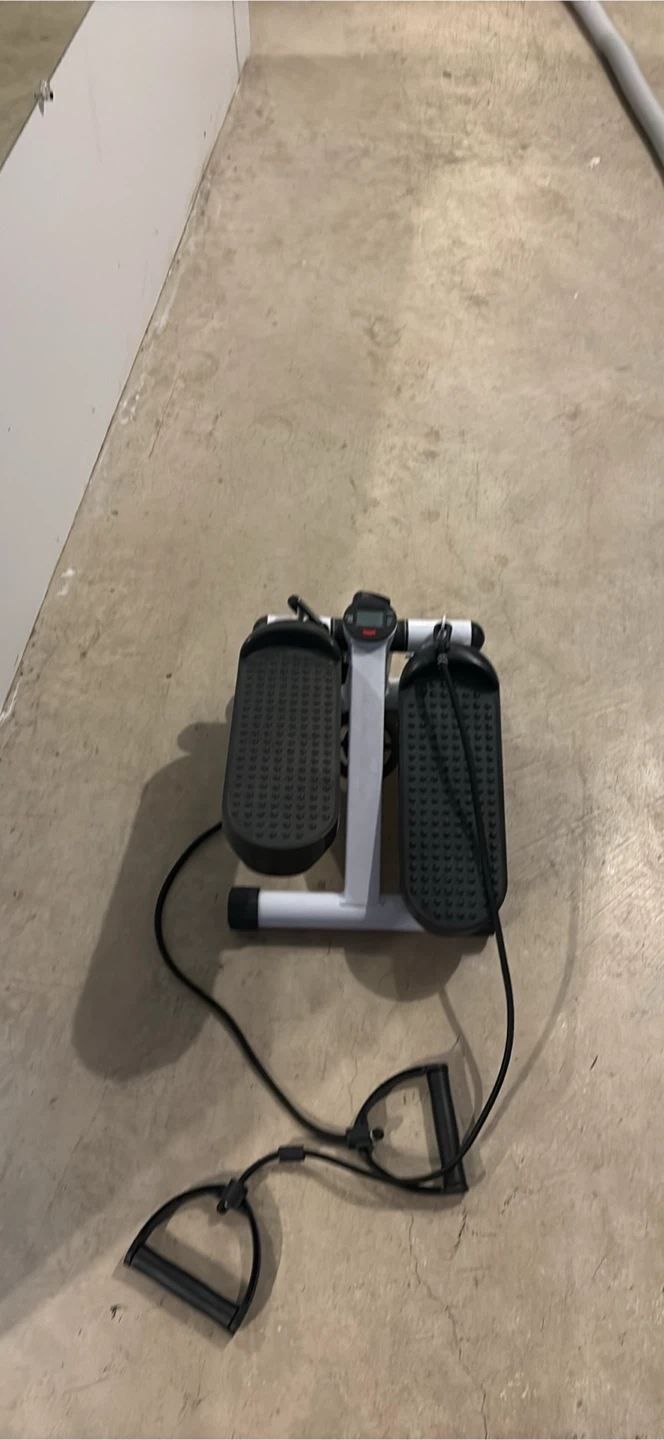 Stair Stepper with Resistance Bands