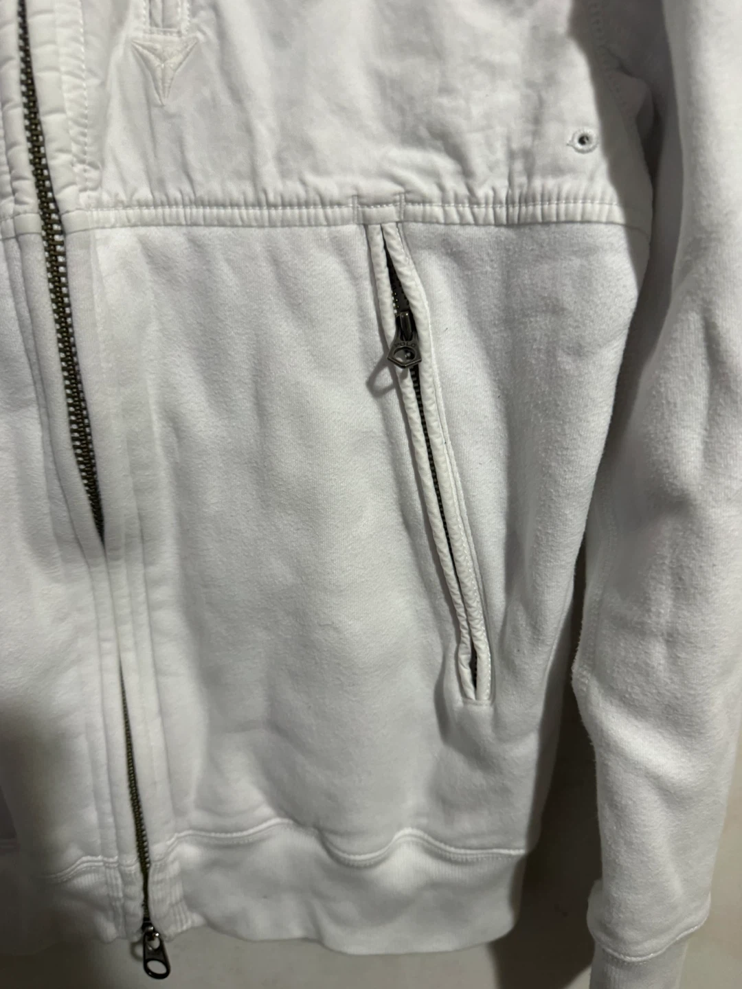 White Polo Ralph Lauren Full Zip Jacket Size S - photo 2