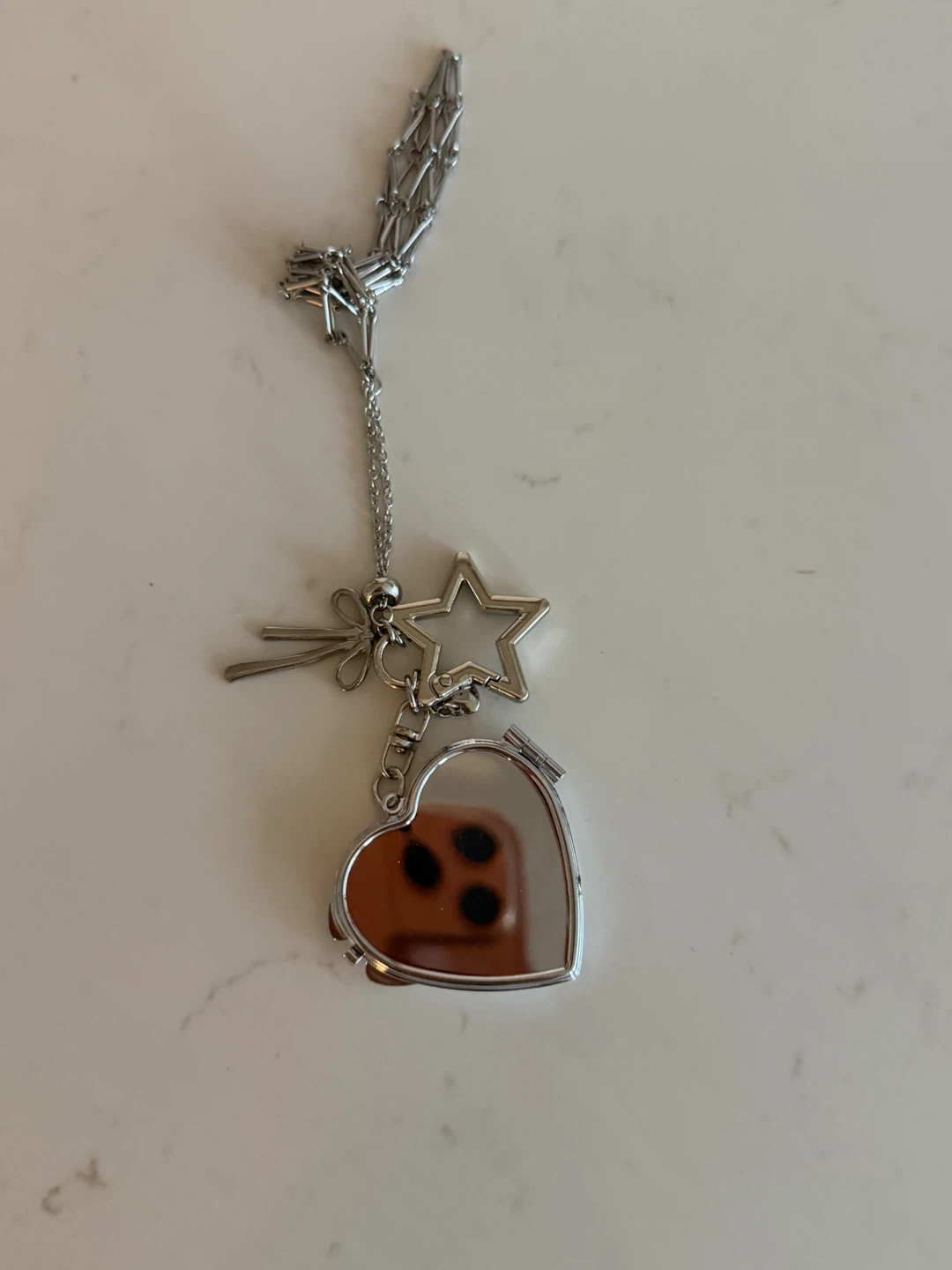 MAC Heart Shaped Locket keychain - photo 3