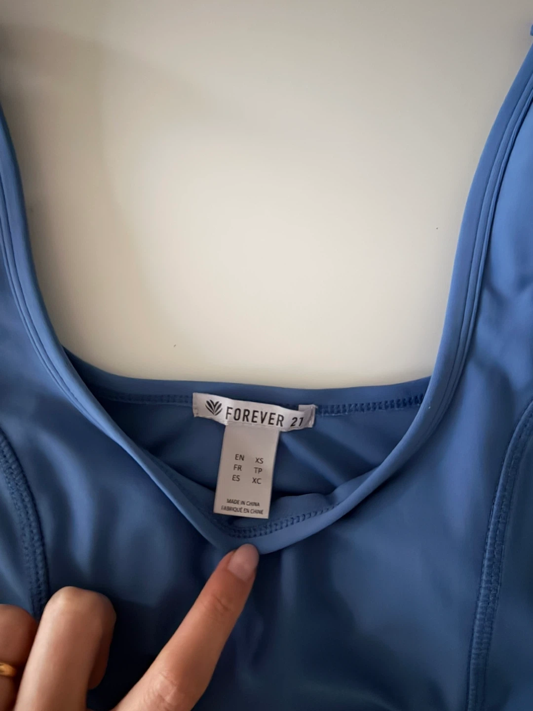 Forever 21 Blue Sports Bra - XS - photo 3