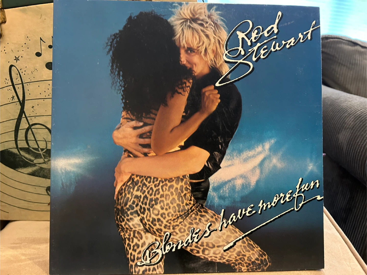 Rod Stewart Blondes Have More Fun Vinyl Record