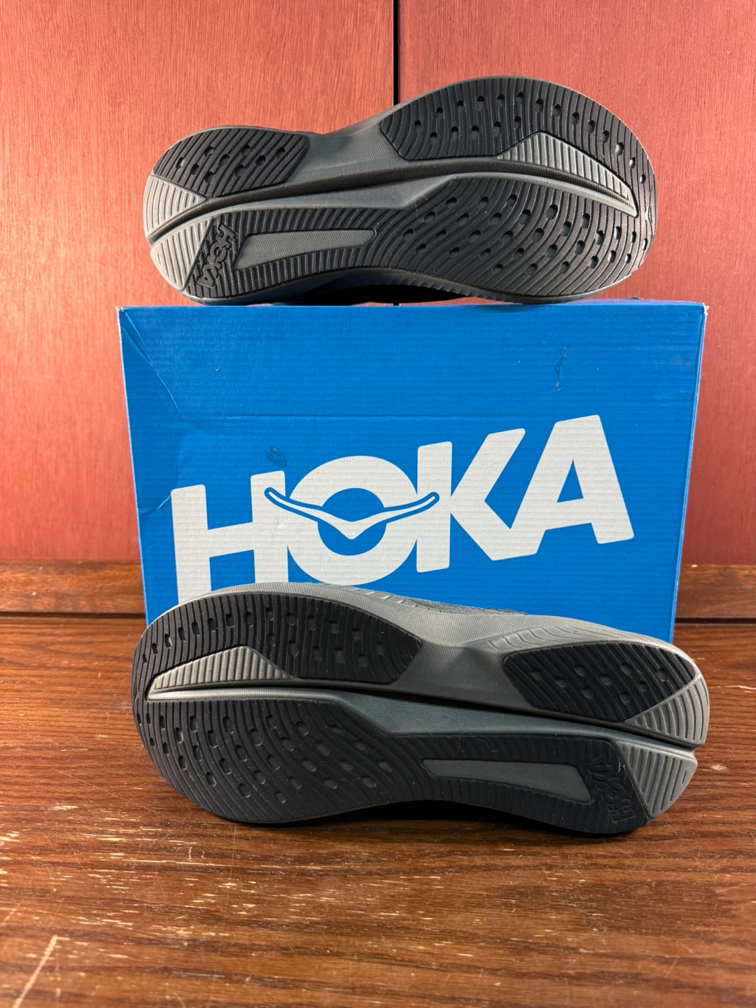 Hoka One One Mach 6 Black/Gray Men’s Running Sneakers Size US 9D - photo 3