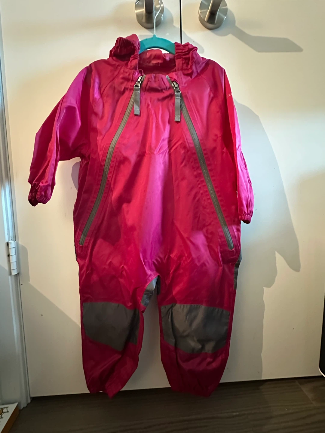 Cloudveil Pink Rain Suit 24 Months