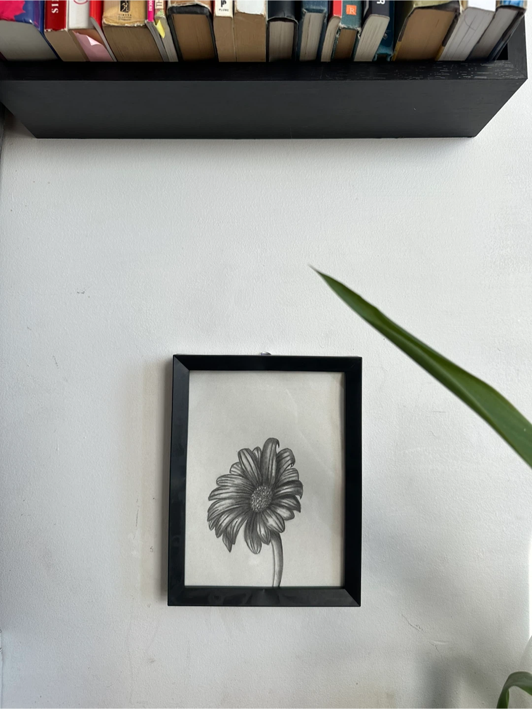 Framed Sunflower Sketch Art - photo 3