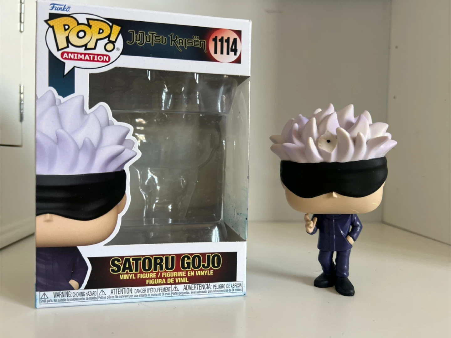 Funko Pop! Satoru Gojo Jujutsu Kaisen #1114 Vinyl Figure - photo 5