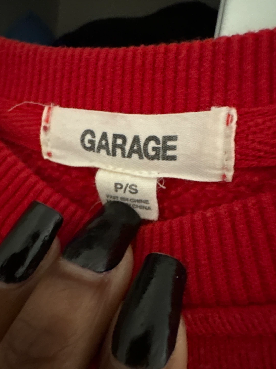 Garage Red Los Angeles California 1991 Sweatshirt - photo 2