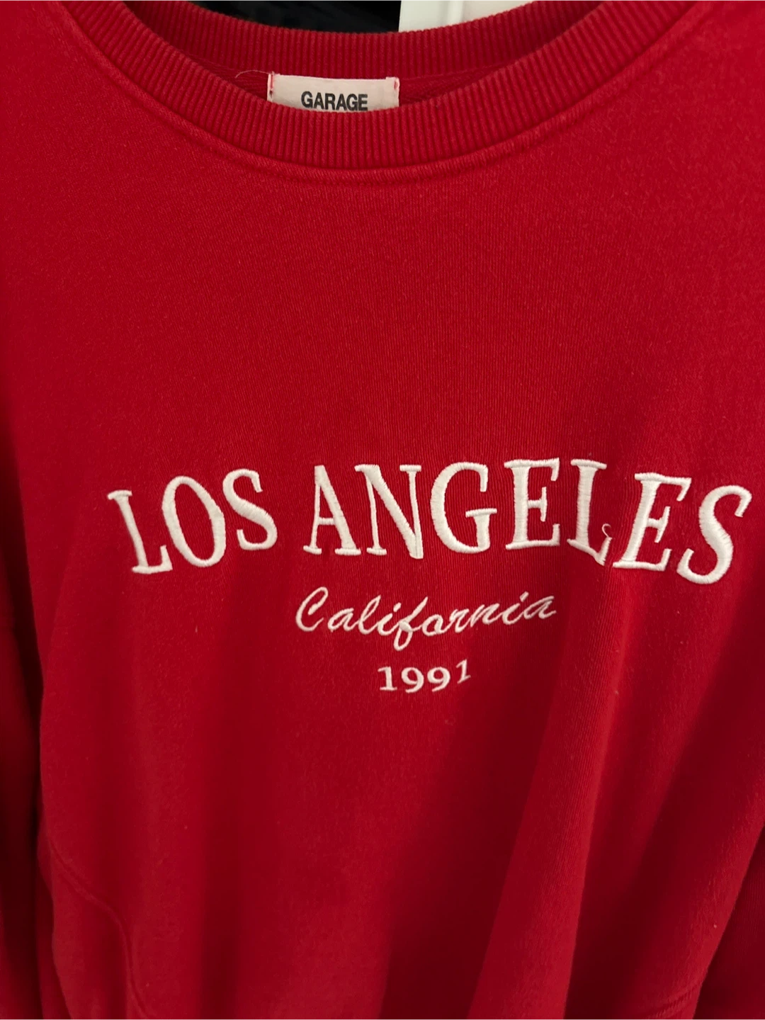 Garage Red Los Angeles California 1991 Sweatshirt - photo 3