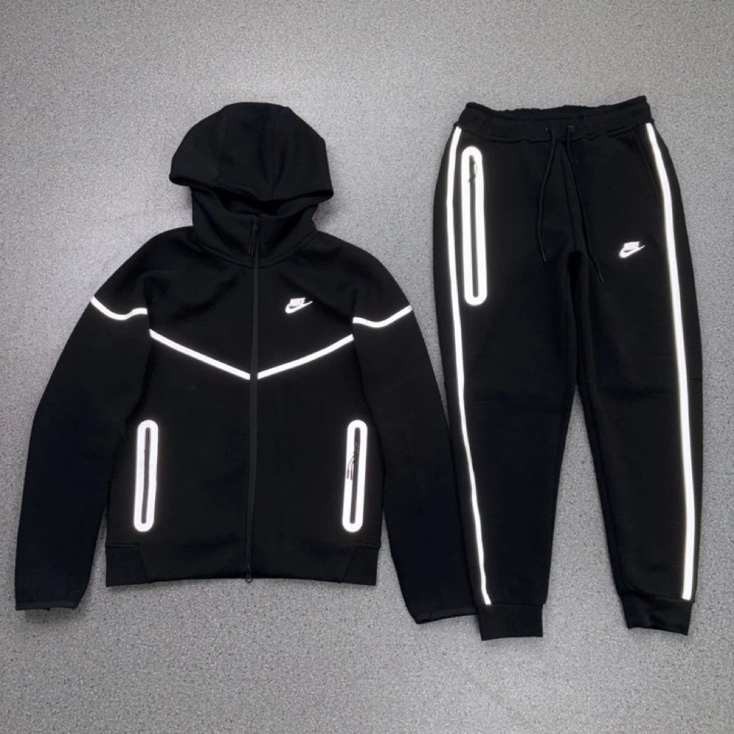 Nike Tech Fleece Tracksuit Black men