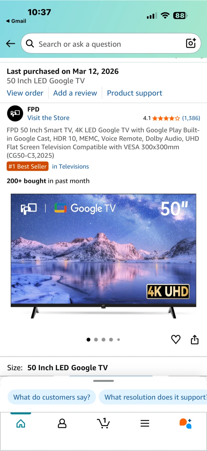 Brand New 50” 4K Google TV – Unopened Box (Great Deal!) - photo 5