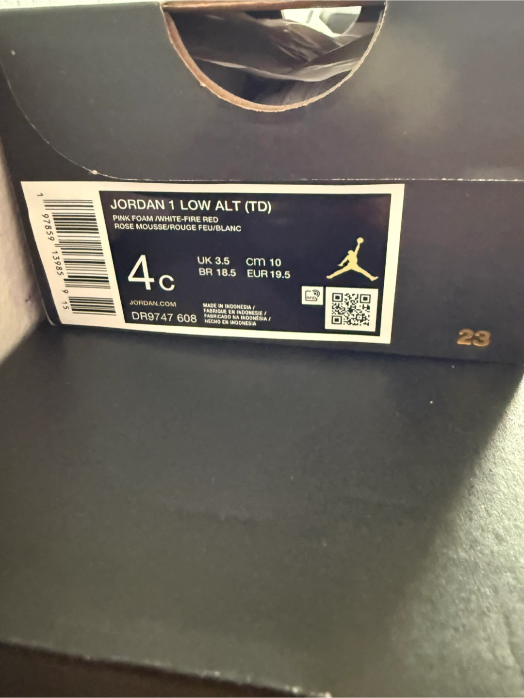 Jordan 1 Low Alt TD Toddler Shoes - photo 2