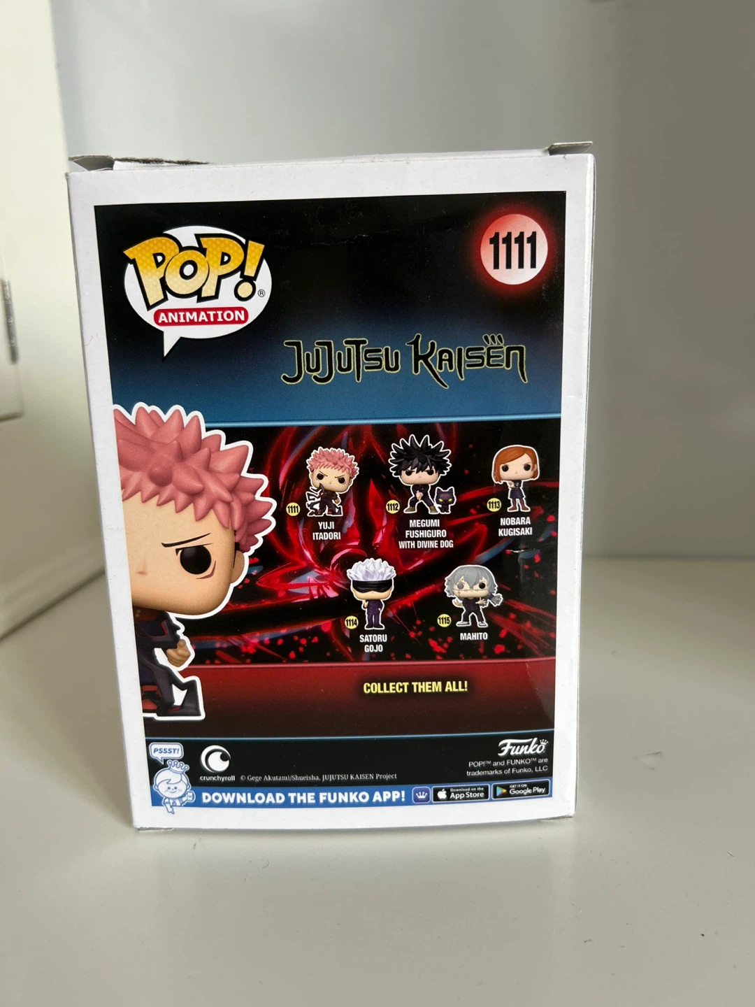 Funko Pop! Jujutsu Kaisen Yuji Itadori #1111 Vinyl Figure - photo 3