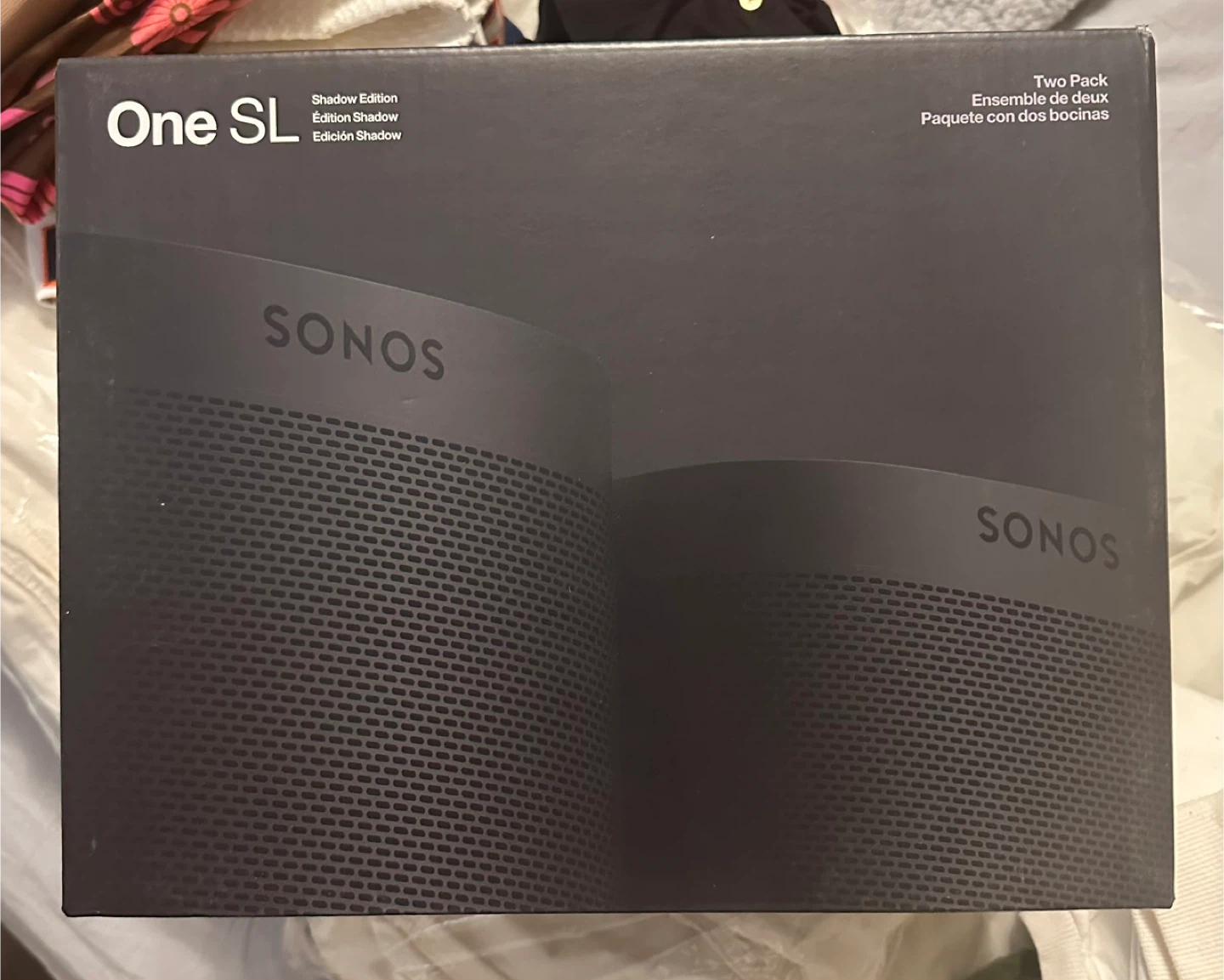 Sonos One SL Shadow Edition Wireless Speakers (Two Pack)