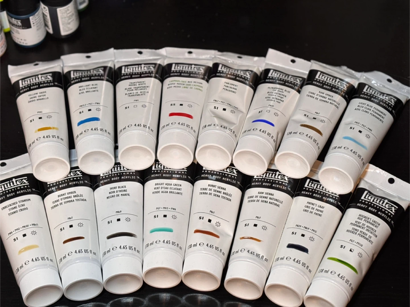 Liquitex® Heavy Body Artist Acrylic Paint 4.65oz lot of 16