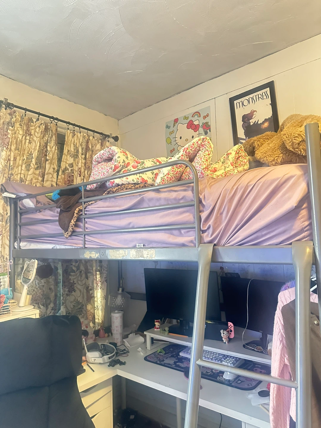Loft Bed Frame NO DESK - photo 2