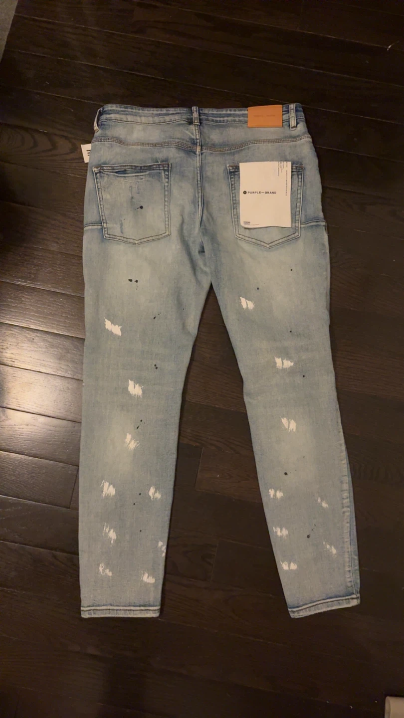 Purple jeans size 34 - photo 4