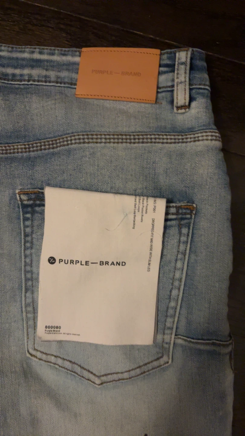 Purple jeans size 34 - photo 3