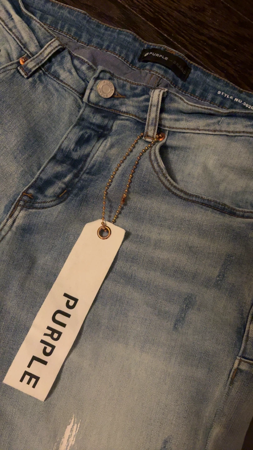 Purple jeans size 34 - photo 2