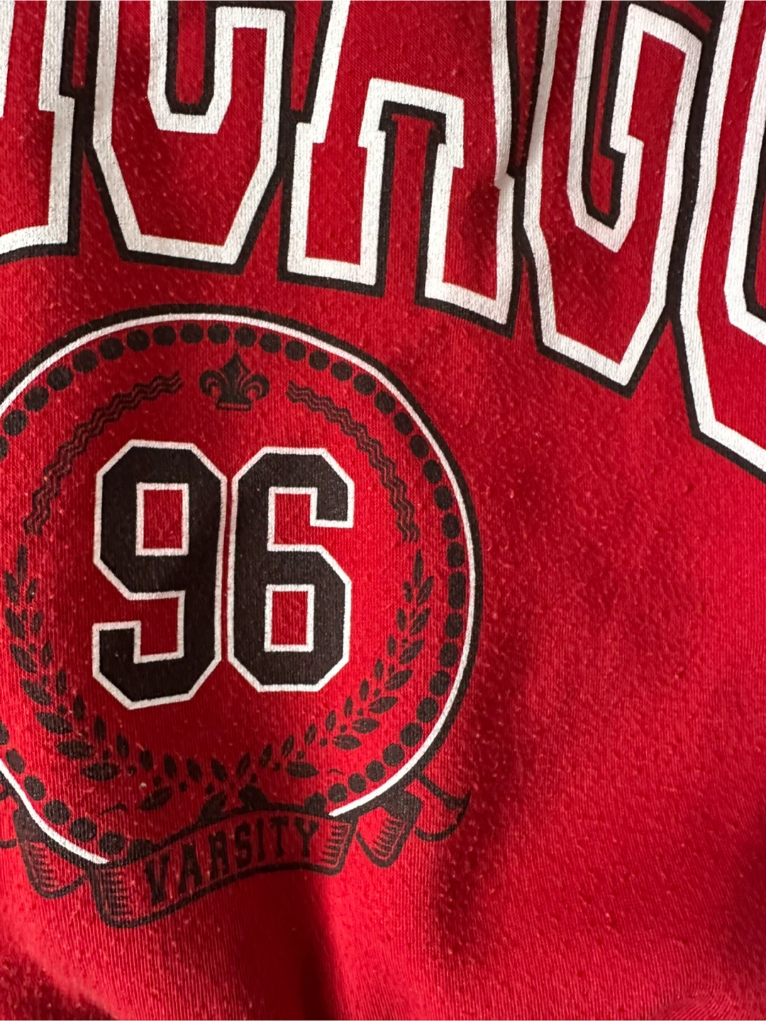 Red Chicago 96 Varsity Sweatshirt (S) - photo 3