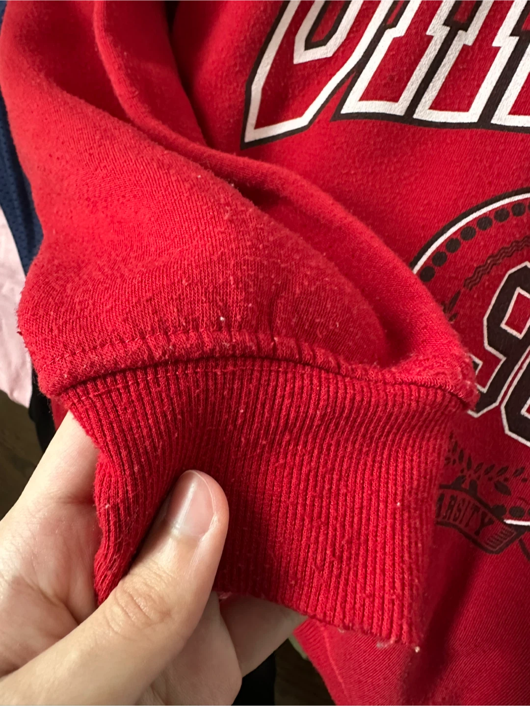 Red Chicago 96 Varsity Sweatshirt (S) - photo 5