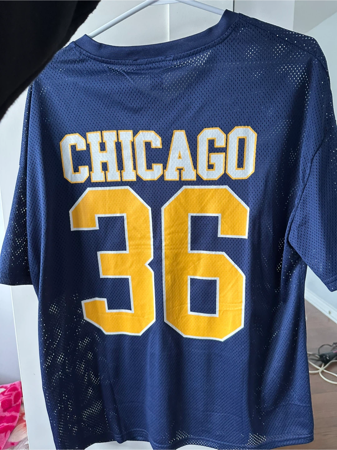 Chicago 36 Blue Mesh Jersey (M) - photo 2