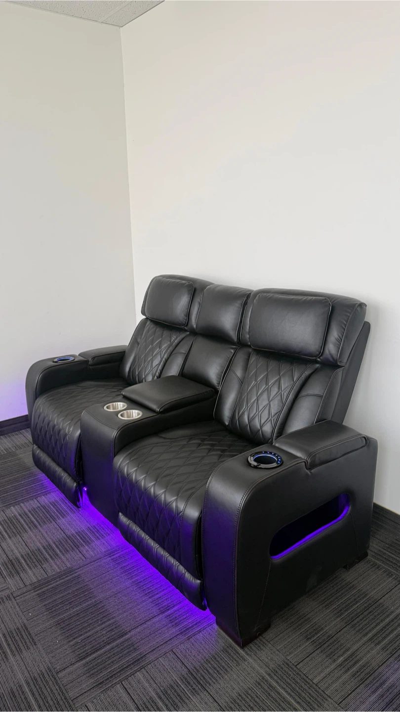 Black Leather Power Recliner! - photo 4