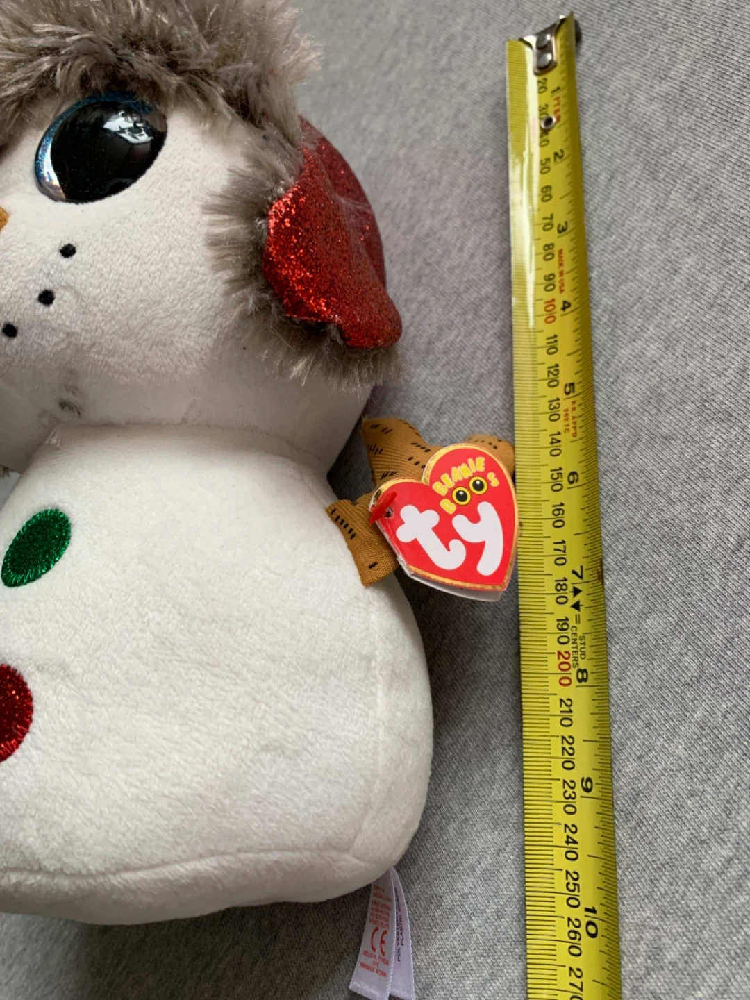 Ty Beanie Boos Buttons Snowman Plush - photo 3