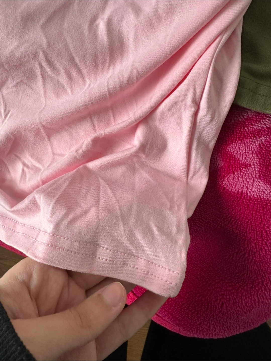 Pink Long Sleeve Fitted Top (XS) - photo 4