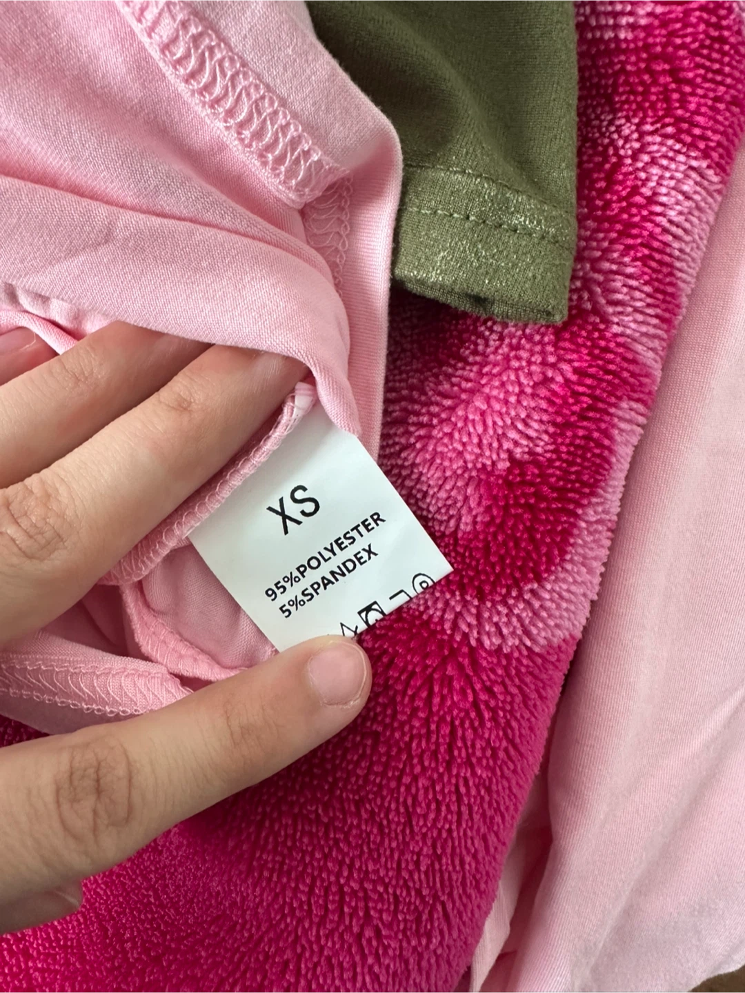 Pink Long Sleeve Fitted Top (XS) - photo 5