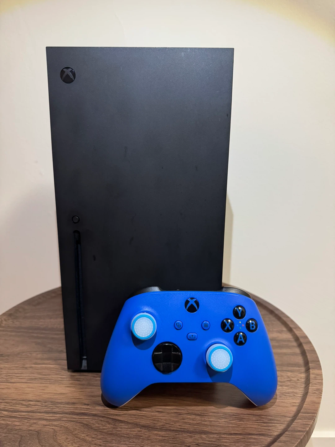 Xbox Series X Console with Blue Controller