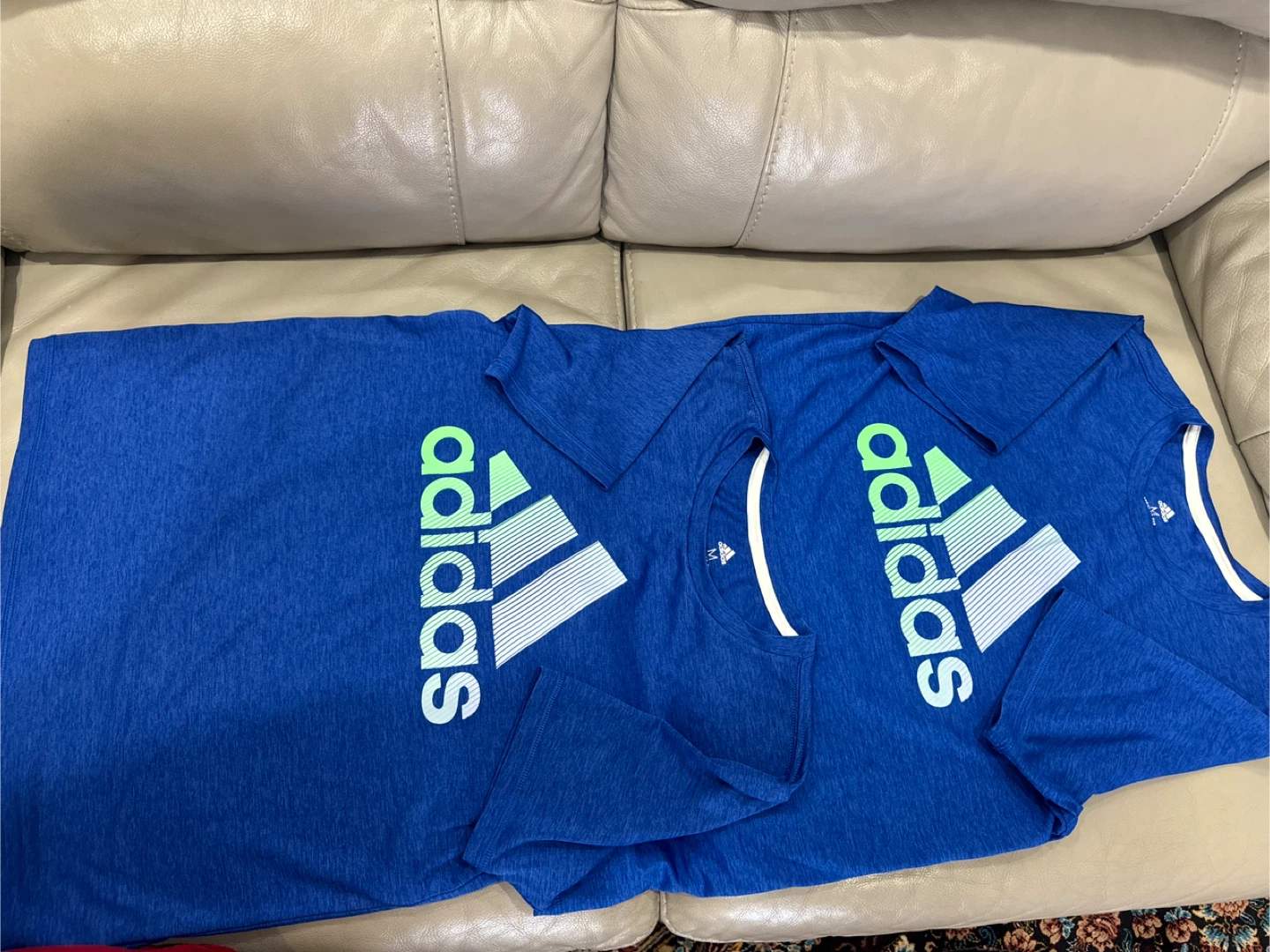 Adidas Blue T-Shirts (2-Pack) size M 8/10
