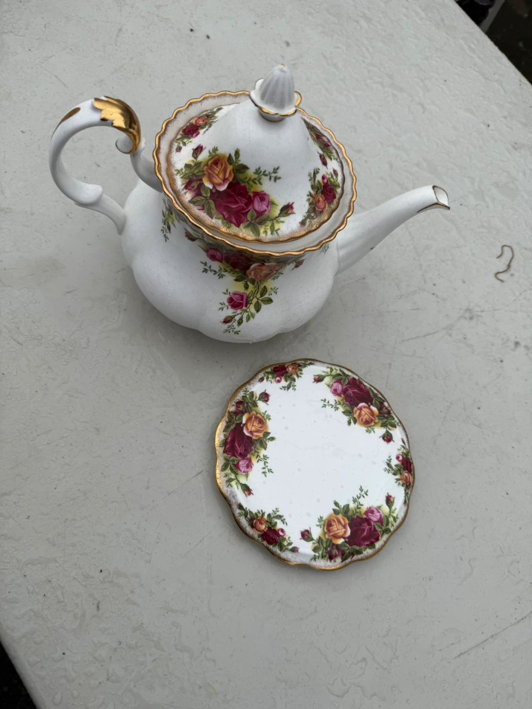 Royal Albert Old Country Roses Teapot - photo 2