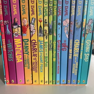 Roald Dahl Collection 16 Fantastic Stories Book Set
