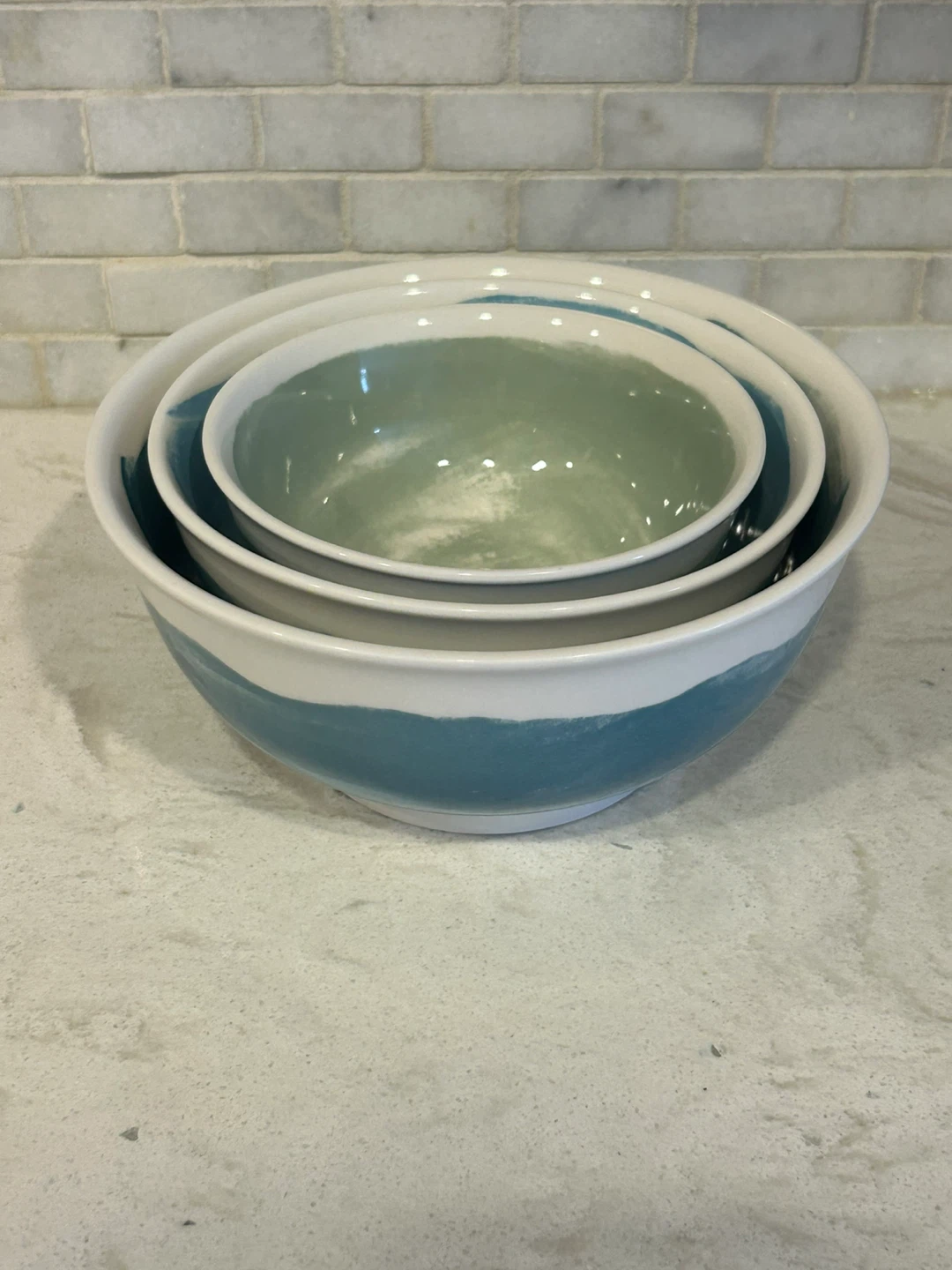 Pepper + Vetiver Set of 3 Nesting Bowls - photo 5