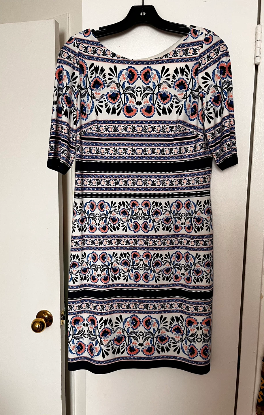 Eliza J Floral short sleeve Print Dress Size 6 - photo 4