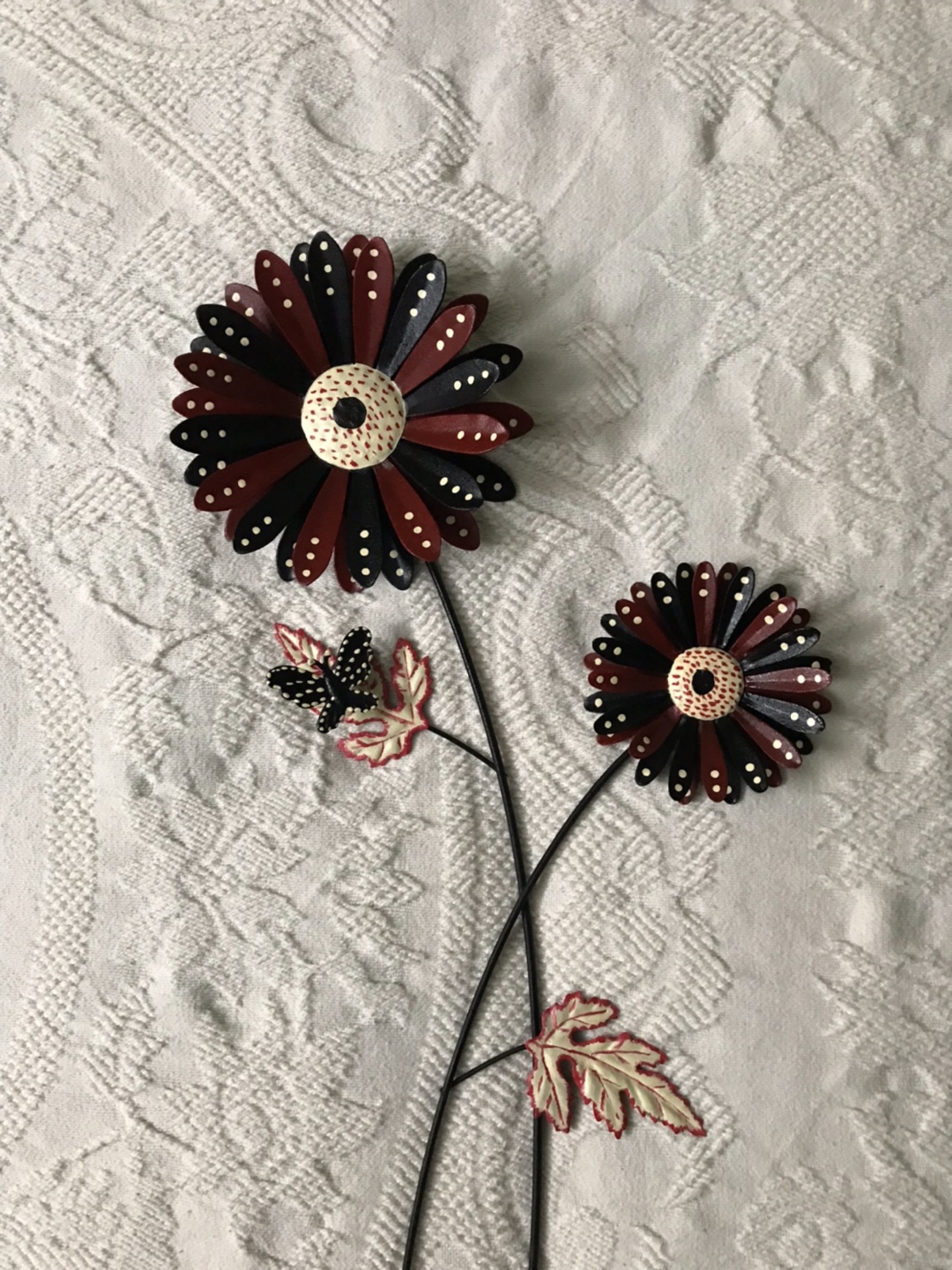 Metal Flower Garden Stake Decoration - photo 2