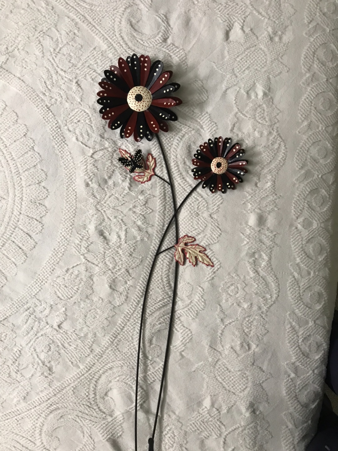 Metal Flower Garden Stake Decoration