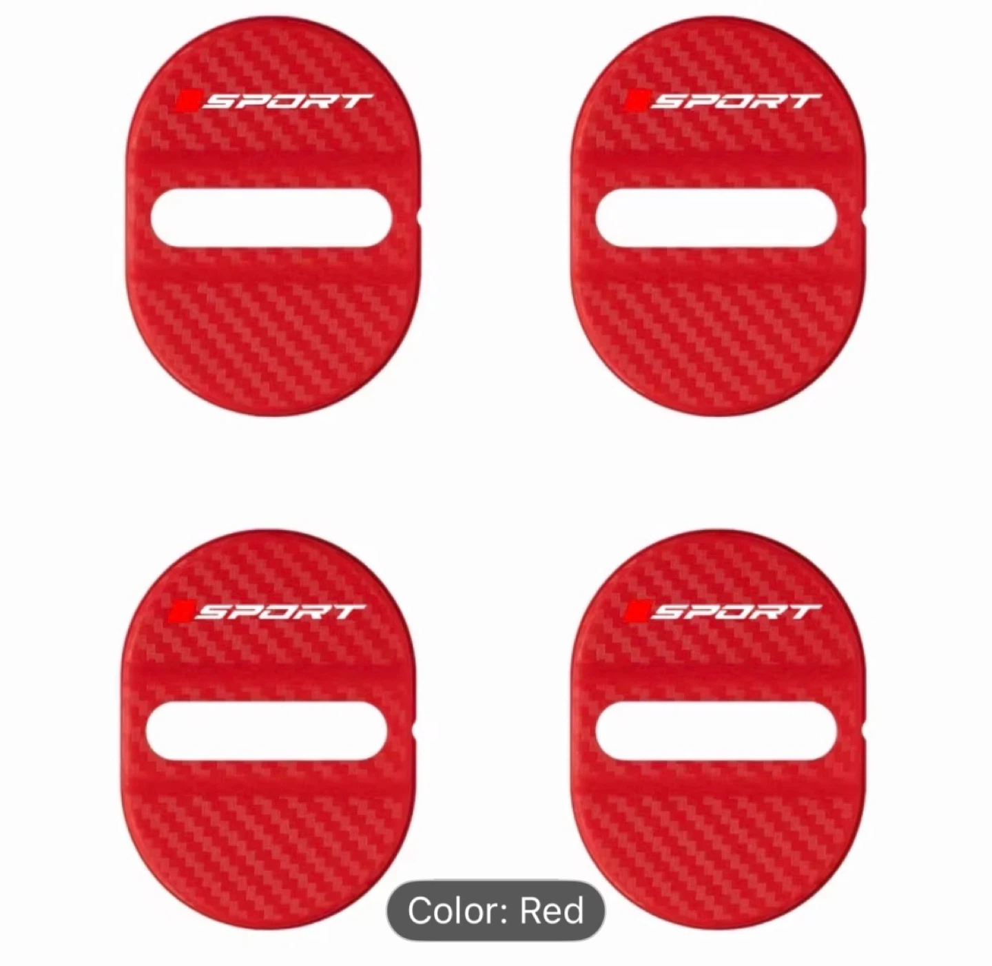 4x Car Door Latch Cover Trim