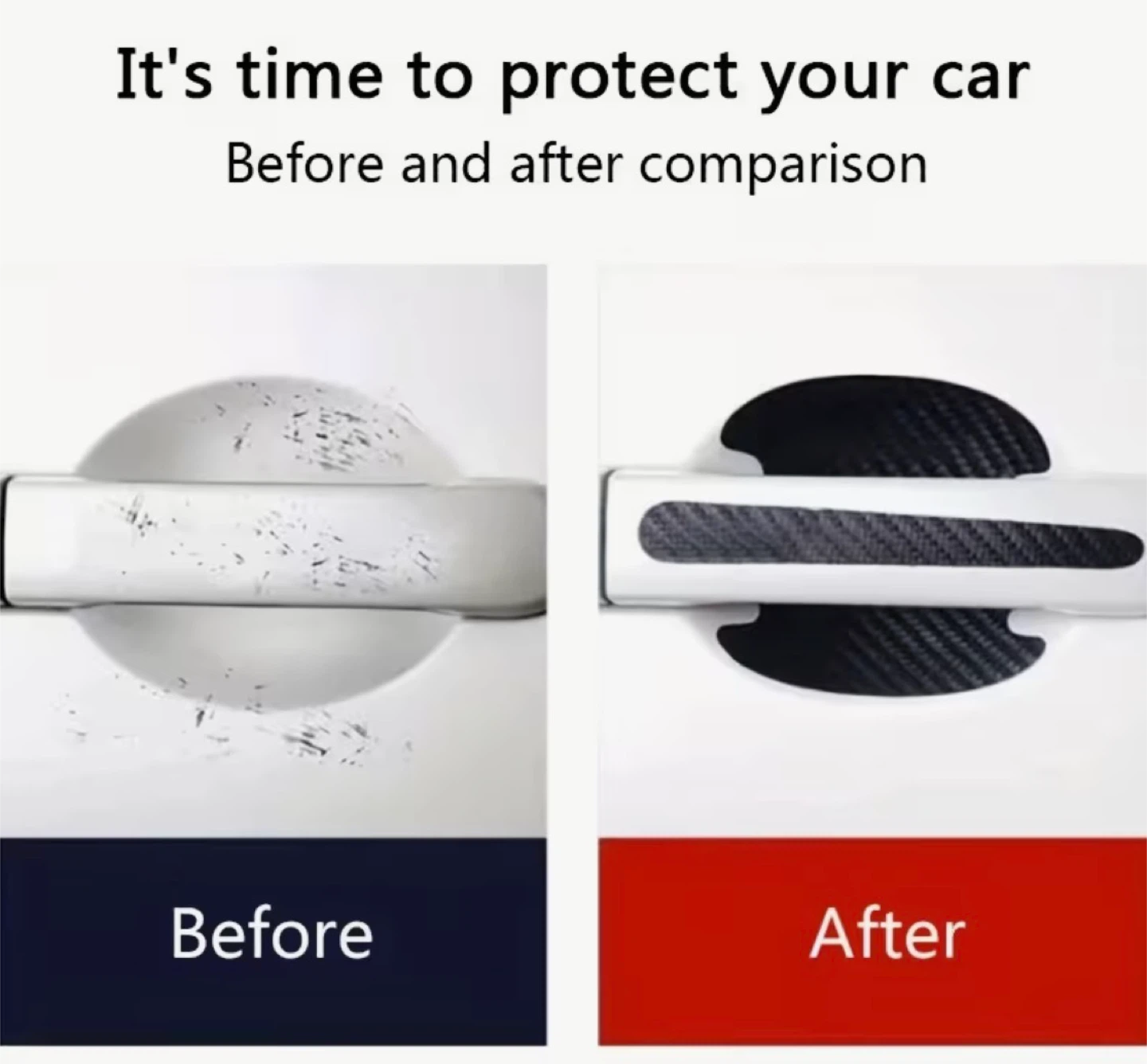 Car Door Handle Protector Stickers - photo 3