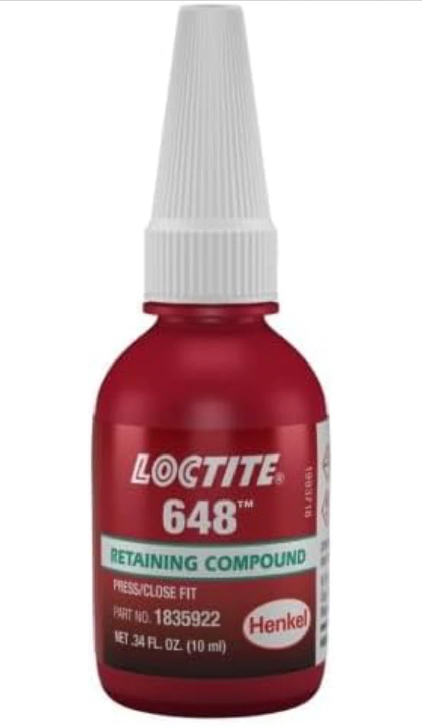 Loctite 648 Retaining Compound - 0.34 fl. oz.