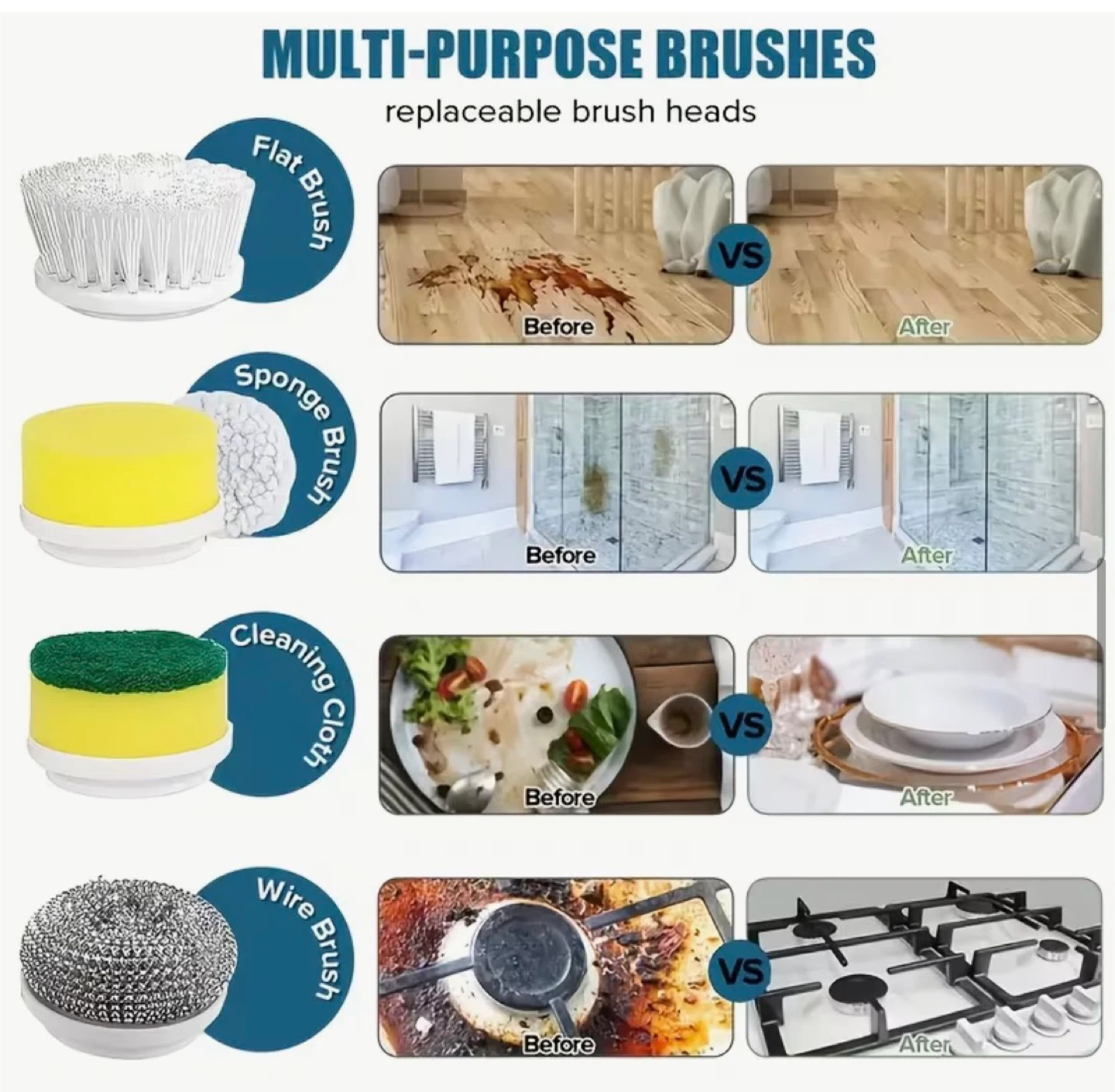 Electric Cleaning Brush Set - photo 5