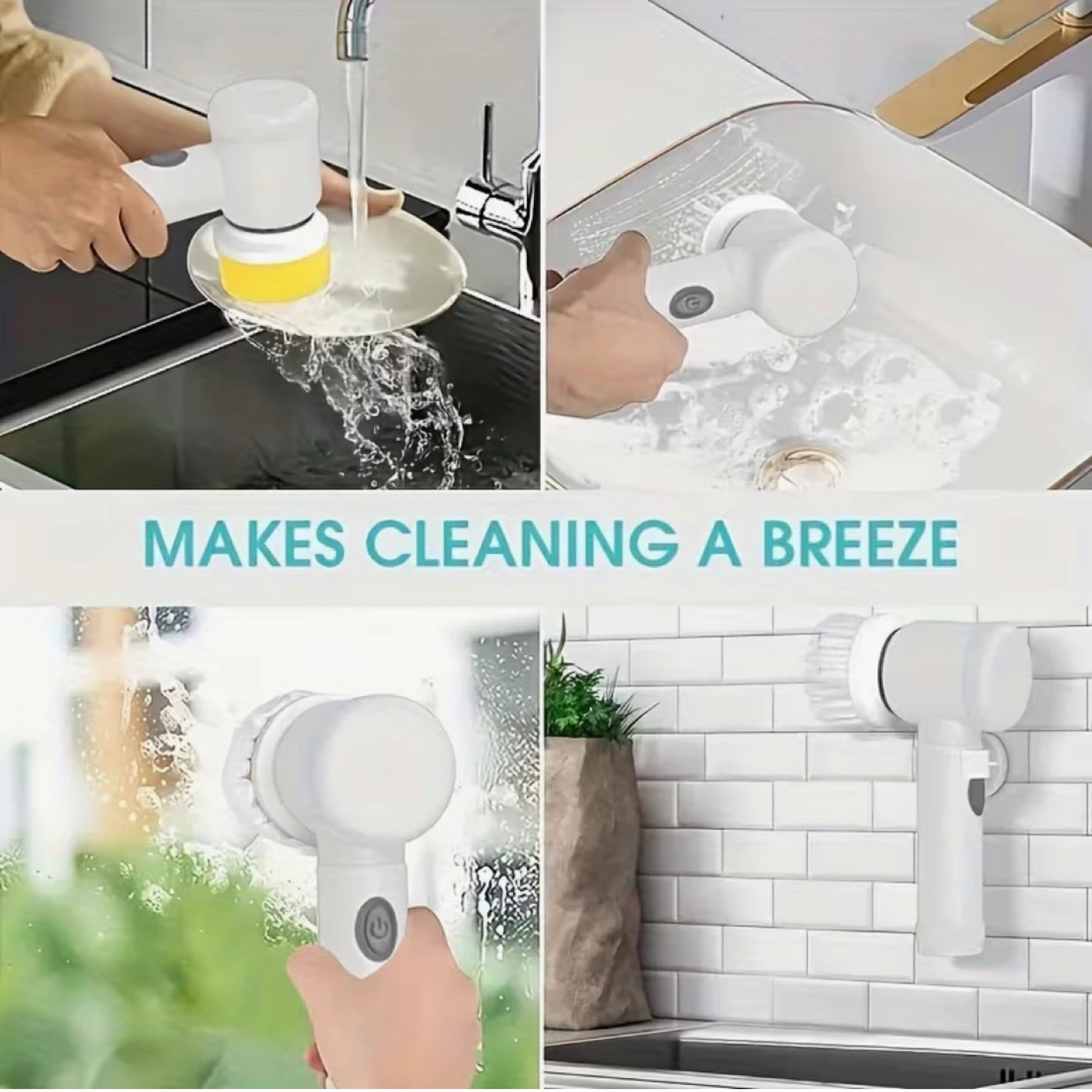 Electric Cleaning Brush Set - photo 3
