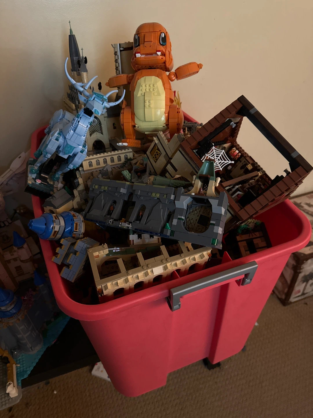 LEGO Pokemon Charmander and Castle Set Bundle
