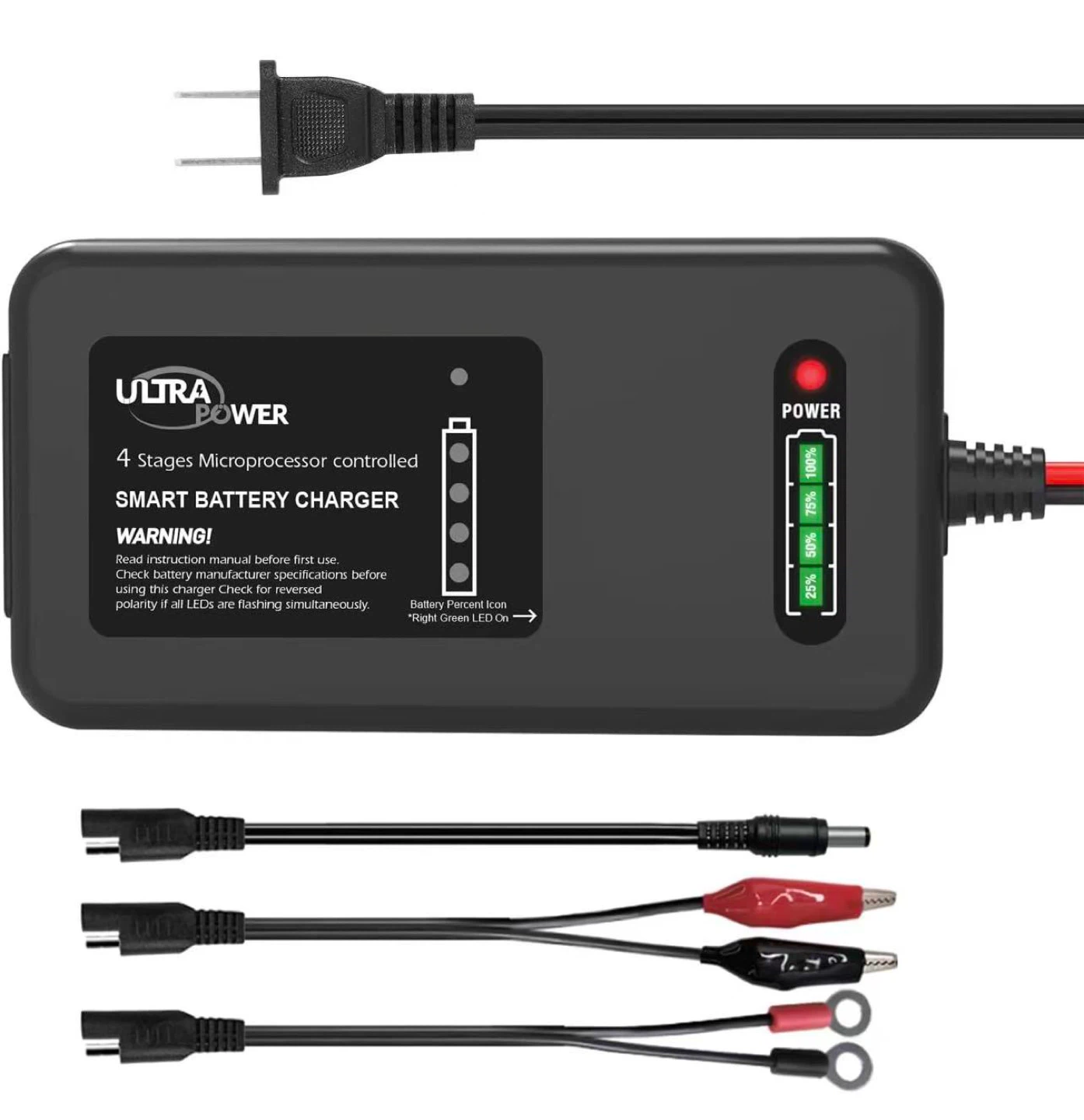 Ultra Power Smart Battery Charger 4-Amp
