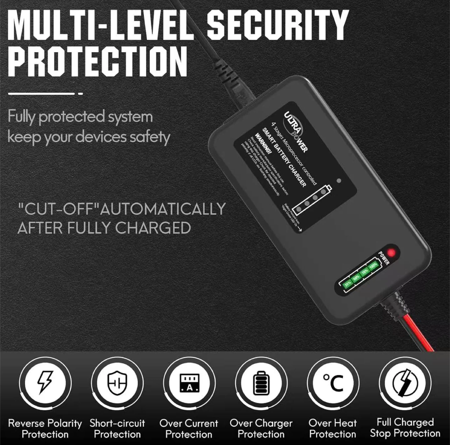 Ultra Power Smart Battery Charger 4-Amp - photo 5