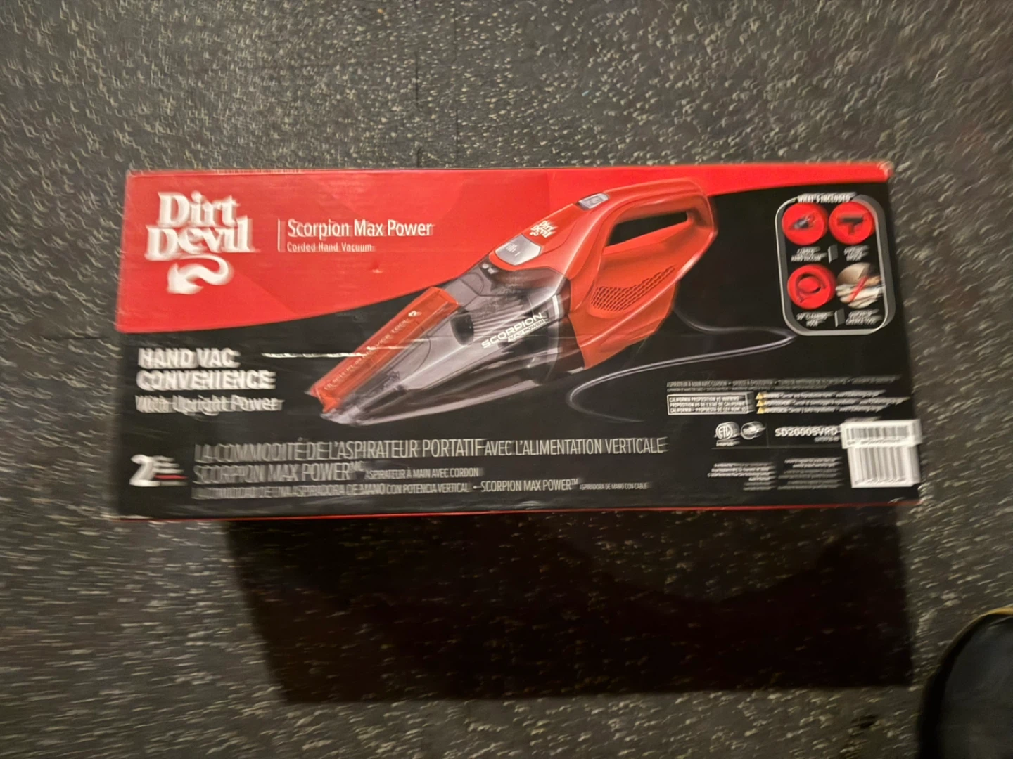 Dirt Devil Scorpion Max Power Corded Hand Vacuum