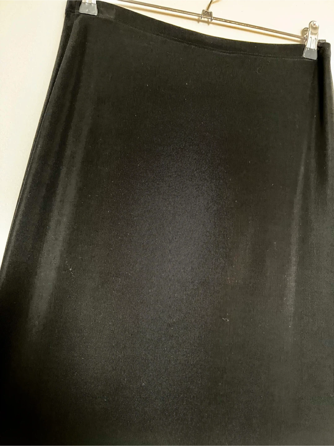 Black Maxi Skirt with 2 sides slit - photo 4